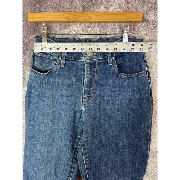 Levi's Jeans Women W28 L32 Blue 725 High Rise Bootcut Western Y2K 90s Boho Retro - Picture 5 of 15